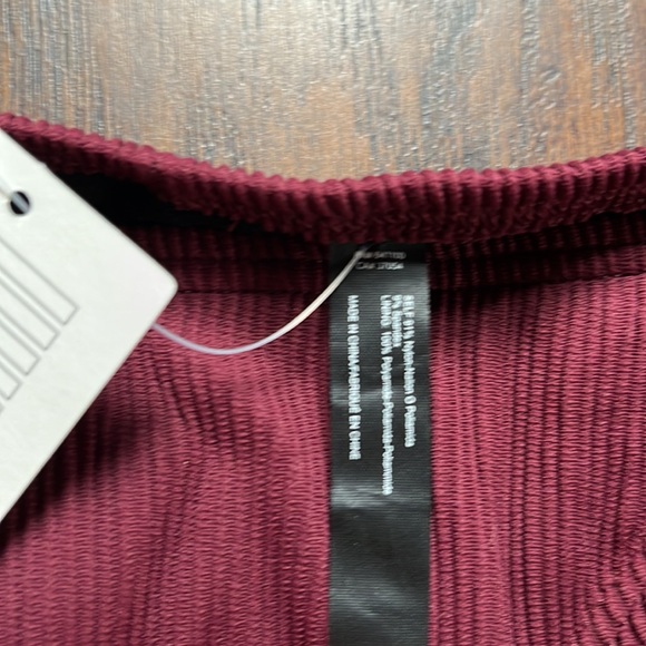 UO Out From Under Maroon Bikini Bottoms - Picture 4 of 7